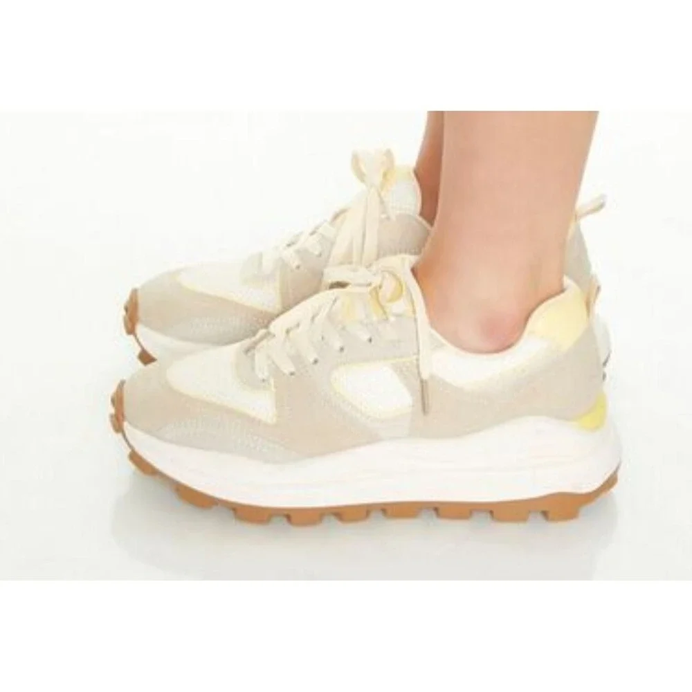 Forever‎ 21 Sneakers Colorblock Platform Sneakers  Size 8
